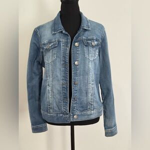 Buffalo S Classic Blue Denim Jacket w Pockets&Stretch 372